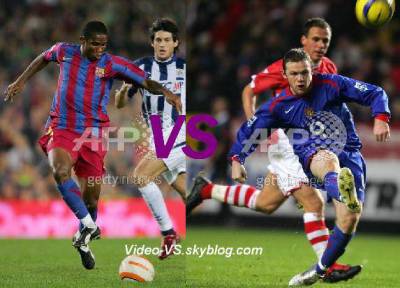 eto'o  ou rooney